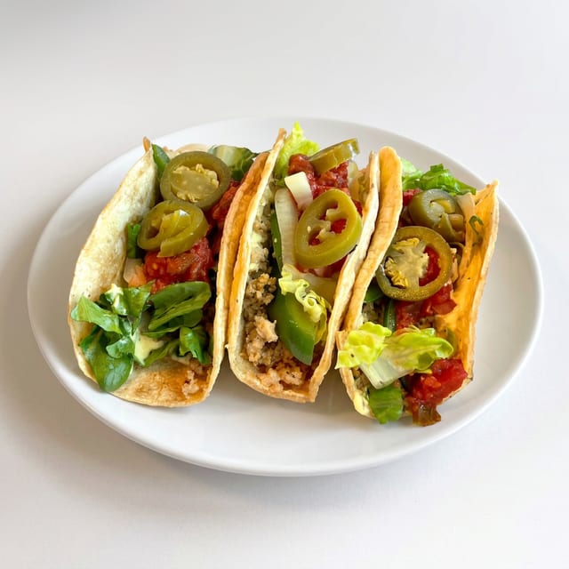 3 tacos.